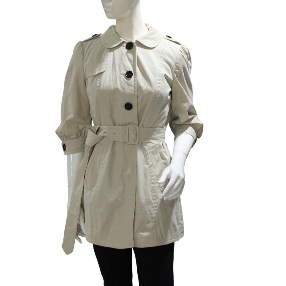 Banana Republic Beige Trench Coat with Belt